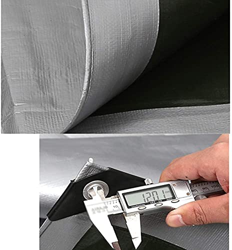 PLMOKN Externe waterdichte handdoek -UV Winter Antivriesbescherming Cover voor Pool Polyethyleen Occhello Metallic Outdoor Pergola, 17 Afmetingen (Kleur: Zilver, Grootte: 3x5m) - Image 6