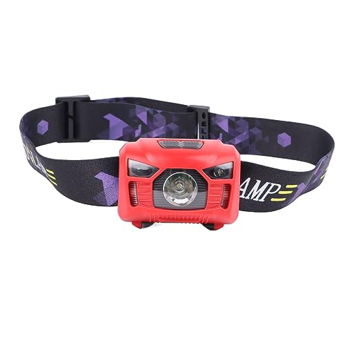 Lampe frontale LED ultra brillante avec capteur et batterie USB étanche pour la pêche - 5