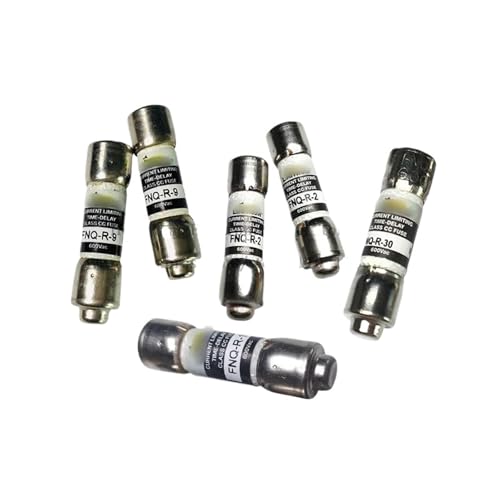 Fusible FNQ-R 10x38mm temporisé 0,5A à 30A 600V en lot de 10 pièces