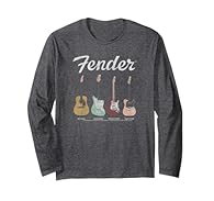 Vintage Guitar Collection design. Officially Licensed Fender Apparel for Men - Women - Boys and Girls; Retro Logo T-Shirts; Fender Logo T-Shirts; Kingman T-Shirts; Jazzmaster T-Shirts; Stratocaster T-Shirts; Telecaster T-Shirts; Vintage Guitars T-Shi...