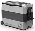 DEAPRULL 12 Volt Refrigerator, 65Quart (61L) Dual Zone Electric Cooler APP Control, Car Fridge -4?-68? 12/24V DC 100-240V AC, Portable Car Refrigerator for Camping, Truck, RV, Travel