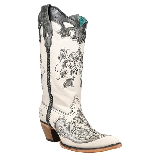 Corral Boots C3935 White/Grey 8.5 B (M)2