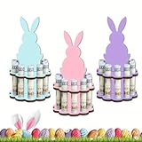 Geldhalter – 5,91 Zoll lustiger 3-teiliger -Geldhalter zur Aufbewahrung | Holz-Osterdekoration – für Zuhause, Bücherregal, Wohnung, Büro, Frühlingsparty, Gastgeschenke, Mädchen, Erwachsen