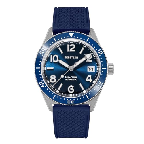 Montre Mécanique Seestern S434-2 Acier Saphir Horlogerie Homme