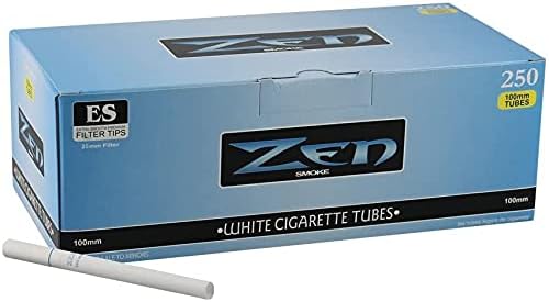 Miniatura 3 de Zen 100MM White Cigarette TUBES - Paquete de 10 unidades