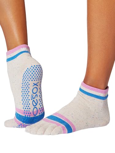 [ToeSox] gD\bNX seBX Obv\bNX K\bNX C ~ 5{w fB[X Y oG X|[c\bNX Ԃ V[g AN ܐ悠 Full Toe Ankle Grip Socks ^ p_CX