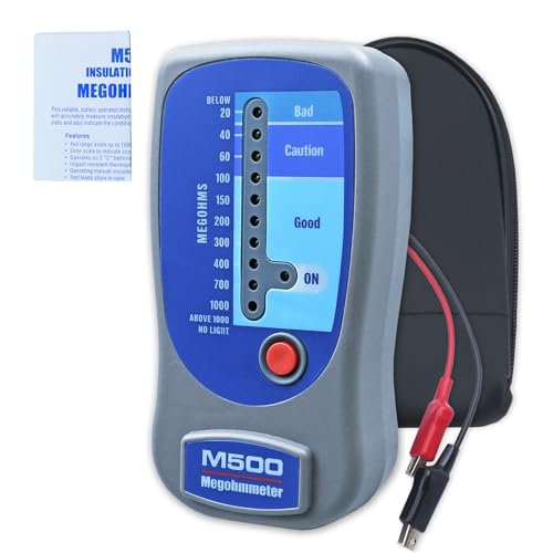Mégohymètre M500 test isolation Supco 1000 mégohms appareil - 3
