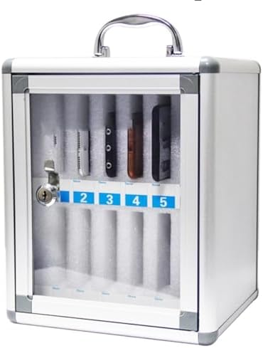 Mobile Phone Locker with Lock - Secure Storage Cabinet for Students Workshops & Conferences - Cell Phone for Safe Keeping