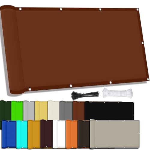MAJINGC Toldo rectangular impermeable, 95% de bloqueo UV, toldo de jardín para patio y exteriores, con cuerda gratis (rojo óxido, 2.5 x 2 m)