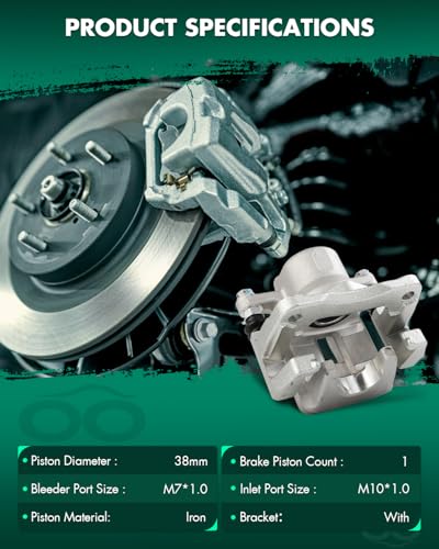 Image of SCITOO Rear Left Brake Caliper With Bracket 19B7049 Compatible For Toyota For RAV4 2012-2018
