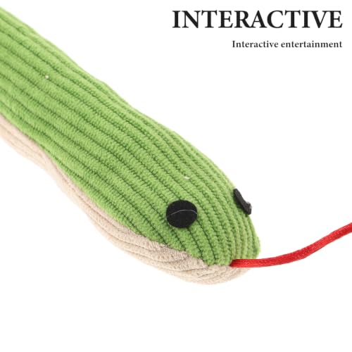 Serpiente para gatos pequeños CLISPEED juguetes de peluche para el hogar 4