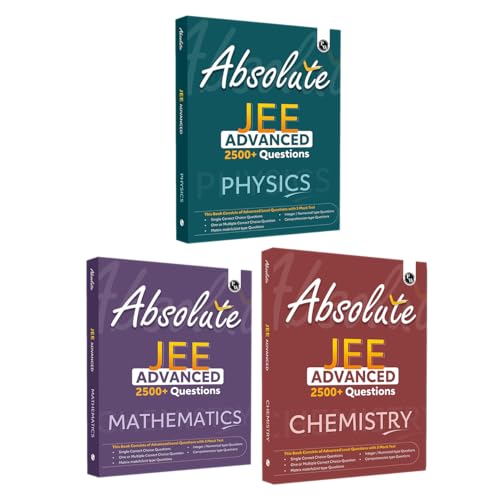 Image of PW Absolute JEE Advanced Physics, Chemistry and Mathematics 7500+ Questions For 2025 Exam with Formula Sheet Solved Paper and 3 Mock Tests [Paperback] PW