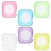 BLLQ Compatible with 38mm Apple Watch Series 3 & Series 2 Case Cover, [ 6 Clear Color Pack ],[Ultra-Thin] Soft TPU Cover Case with 6 Pieces PET Screen Protector for 38mm Apple Watch