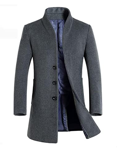 Vogstyle Uomo Sottile Caloroso Cappotto Invernale