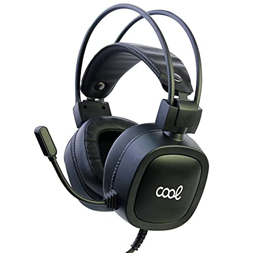 Cool Auriculares Stereo PC / PS4 / PS5 / Xbox Gaming Houston Iluminación + Adapt. Audio