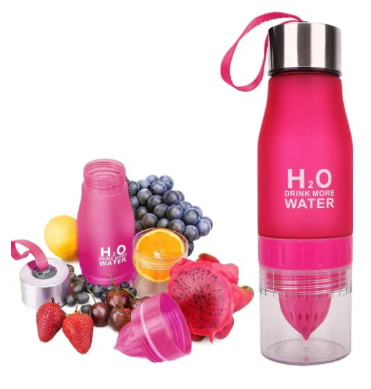 650ml H2O Drink More Water Squeezed Juice Lemon Juice Water Bottle