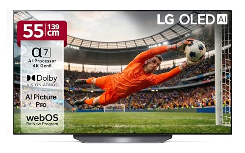 Image of LG 139 cm (55 inches) OLED B3 AI Series 4K Ultra HD (3840 x 2160) Smart webOS OLED TV 55B3PSA (Black)
