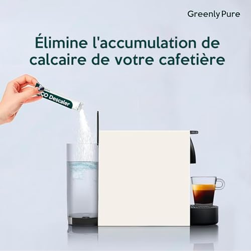 Nettoyant écologique 100% pour machines à café en grains, expresso, automatiques, à capsules et à dosettes, convient à t