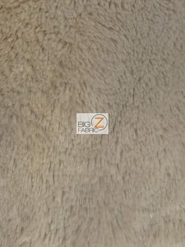 Hug-Z™ Minky Solid Shaggy Baby Soft Fabric by The Yard DIY Baby Blankets Decor Clothing Snuggle (Grey)