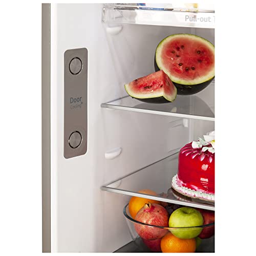 Image of LG 340 L 3 Star Frost-Free Smart Inverter Wi-Fi Double Door Refrigerator Appliance (GL-T342VPZX, Shiny Steel, Convertible & Door Cooling+, 2022 Model)