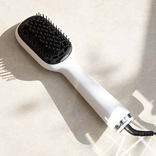Instyler Maven Ceramic Hot Air Brush - Hair Drying Detangler Brush With Tourmaline Ceramic Heated Plates Straightens For Frizz-Free Hair - Fast & Easy Styling - Great For Long, Thick & Curly Hair #TOP3