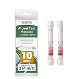 Alcol Test monouso - 20 pz - Etilometro Monouso - Risultato in 2 minuti precisione oltre 98% -...