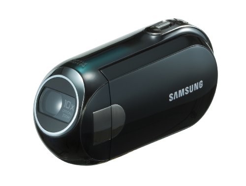 Samsung SMX-C10LP SD Camcorder (SDHC/MMC Card, 10-Fach Opt. Zoom, 6,9 cm (2,7 Zoll) Display) blau – Bild 3