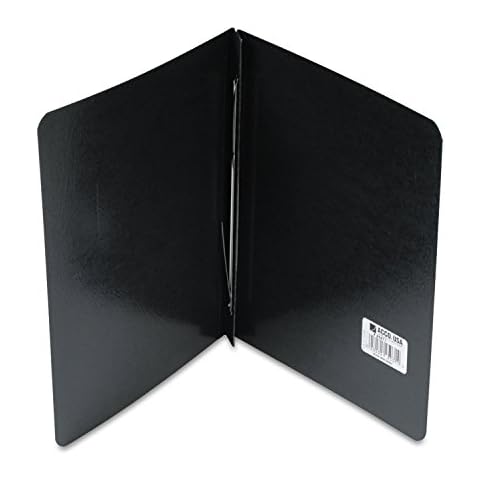 ACCO PRESSTEX Report Cover, Side Bound, Tyvek Reinforced Hinge, 8.5 Inch Centers, 3 Inch Capacity, Letter Size, Black (A7025071A) Cover