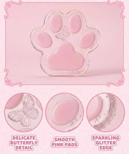 Image of 3PCS Taba Squishy Cat Paw, Taba Squishy for Relaxing Sensory Fidget Pinch Family for Kids Cat Paw Squeeze Cute Beautiful Cat Paw (whitep)