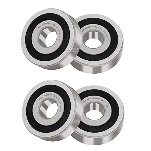 XIKE 4 Pcs 1638-2RS Bearings 3/4"x2"x9/16, Double Rubber Seals.