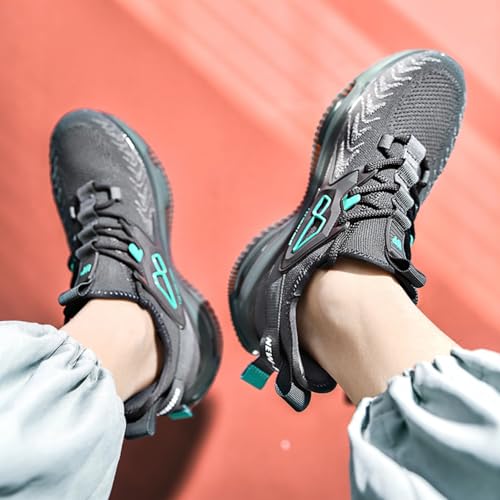 Men's High - end Walking, Double - air Cushion Running Shoes, Lightweight Workout Shoes, Breathable Mesh Fashion Casual Sneakers3