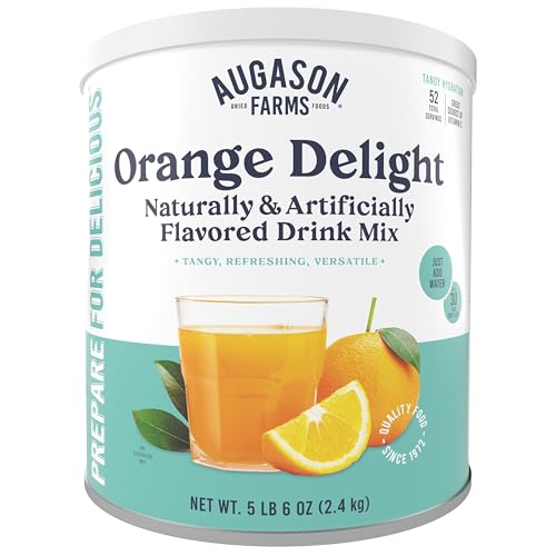 Augason Farms Orange Delight Drink Mix Can...