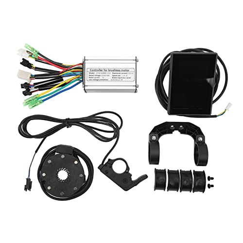 Kit de conversión de Bicicleta eléctrica Controlador de aleación de Aluminio con Pantalla LCD8S 36V 48V 250W Controlador de Motor para Bicicleta eléctrica de Bicicleta eléctrica