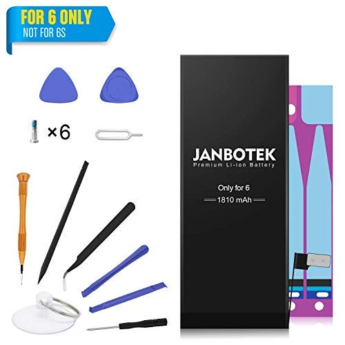 JANBOTEK Batteria per iPhone 6 1810mAh batteria di...