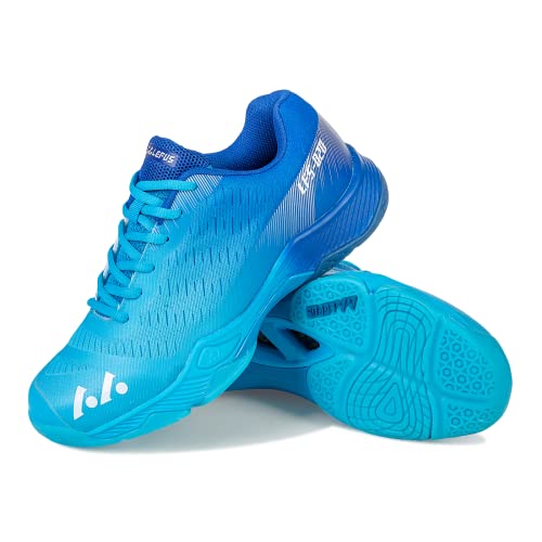 Condromly Women's Men's Light 20 Non-Marking Court Shoes (020 Blue, 37)