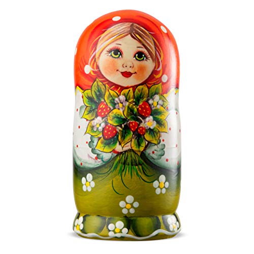 Muaro Nesting Dolls Matryoshka Wood Stacking Nested Set 5 Pieces Handmade Wooden Doll #TOP1