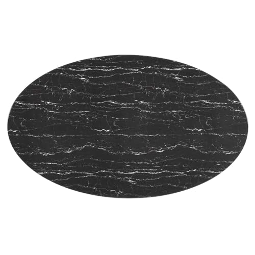 Image of Modway Lippa Oval Artificial Marble 78 inch Dining Table