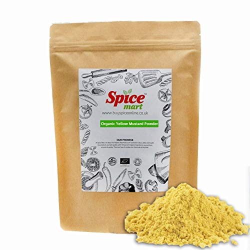 Organic Yellow Mustard Powder Premium Quality Free P&P Certified by Soil Association (50g)