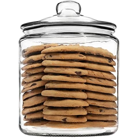 kitchentoolz 1 Gallon Glass Cookie Jar Cover