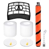 Erinice Filter Brush Roller Kit Replacement for Shark APEX DuoClean Lift-Away Vacuum AZ1000 AZ1002 AZ1003 AX950 Parts,compare to part# XHF650&XFF650&1173FT950, Brushroll+HEPA Filter+2 Foam&felt Filter