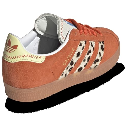 Adidas Originals Gazelle - Girls' Preschool (JI0074, Orange)3