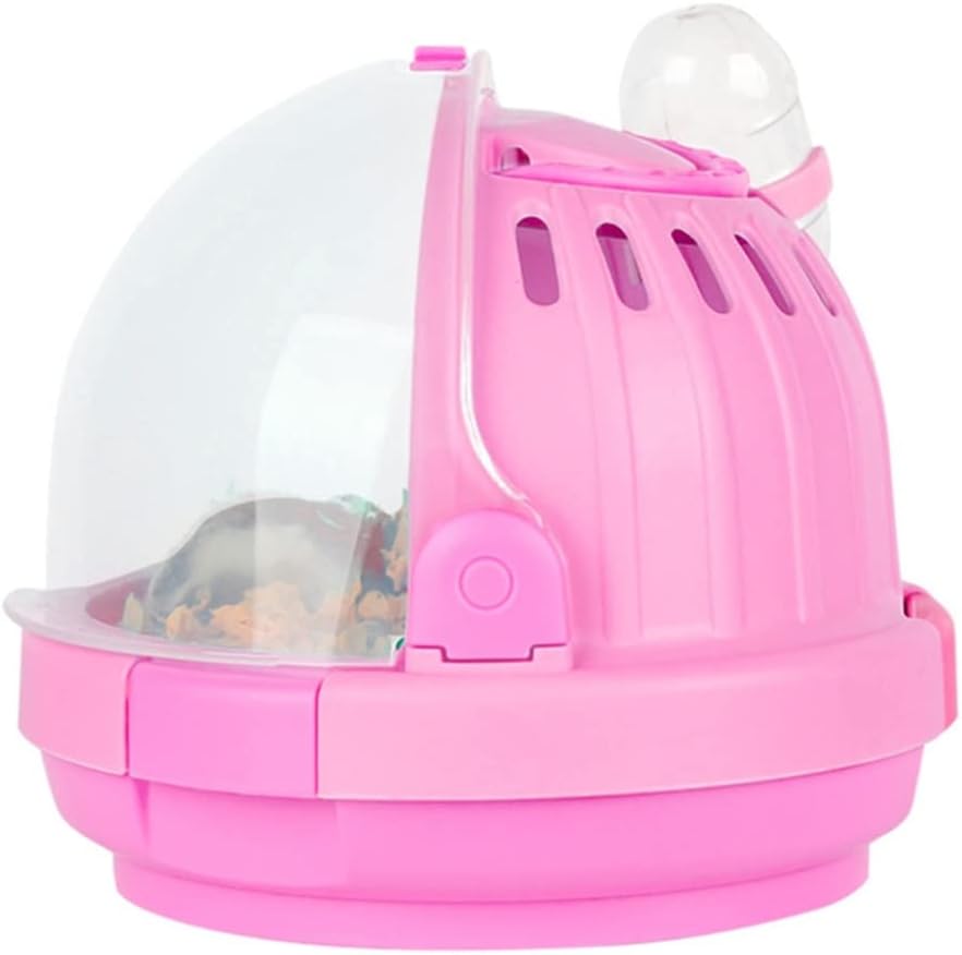 Hamster cage Hamster Cage Small Pet Handheld Hamster Cage Portable Travel Carrier Outdoor Carrying Case Small Animals Cage Small Animal Habitat