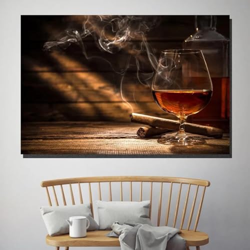 Affiches d'art du vin et spiritueux impression vintage haut de gamme