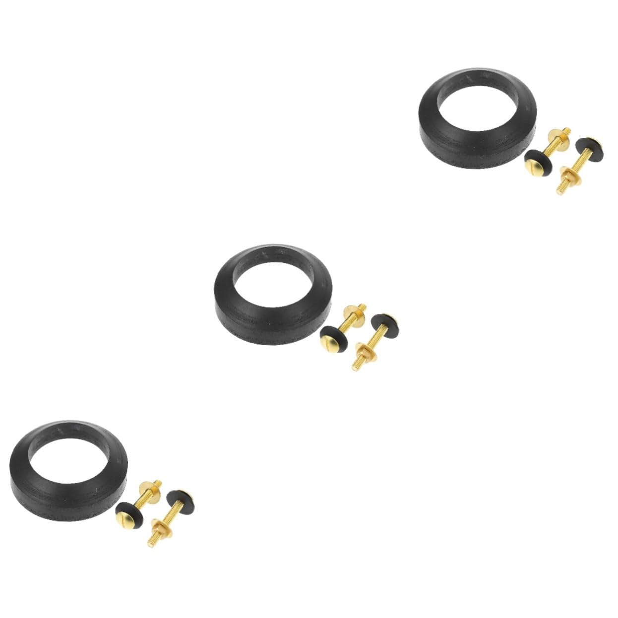 SHINEOFI 3 Set Guarnizioni per Kit Riparazione per Cisterni e Facile e Sicuro Accessori per Wc e Resistente Al