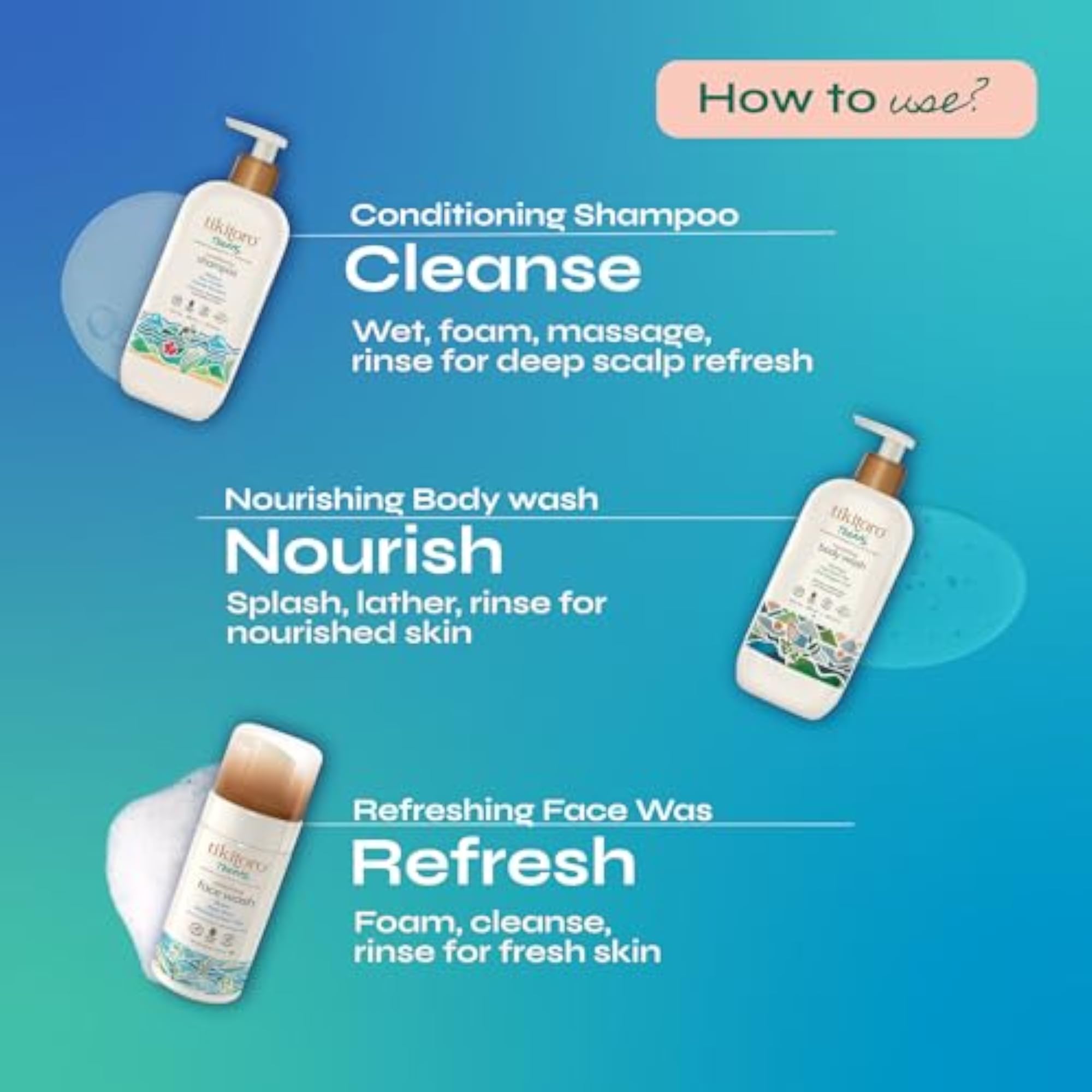 Teens Bath Essentials Combo Offer Pack, Nourishing Body Wash