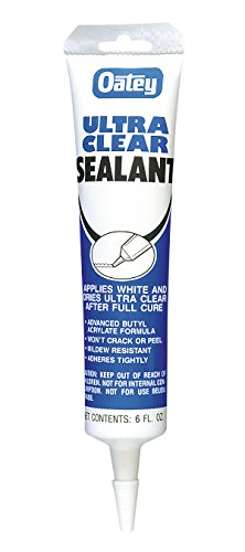 Oatey 30235 6 oz. Flexible Tub-N-Tile Ultra Clear Sealant miniatura 1