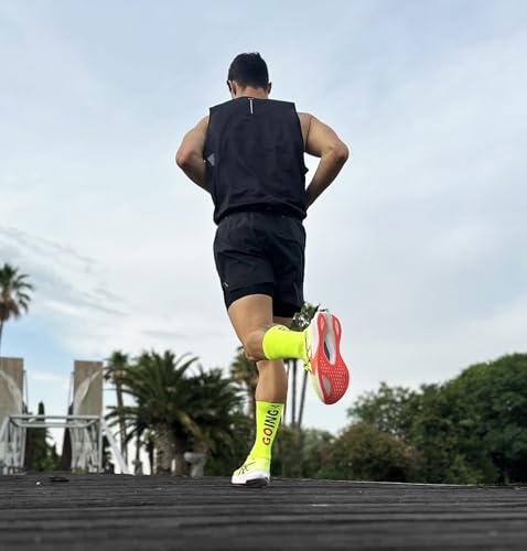 IRREVERENT Calcetines Deportivos Compresivos y Altos para Running, Crossfit, Ciclismo, Pádel, Baloncesto - Fabricado en España. - imagen 4