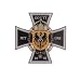 Fengteng 1870 Deutschland Reich Unification Badge German Federal Eagle Cross Pin God with us