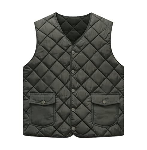 Chaleco de lana verde militar ideal para paseos por el campo y oficina en invierno