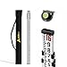 AdirPro 16-Foot Aluminum Grade Rod -8ths, 5 Section Telescopic with Carrying Case